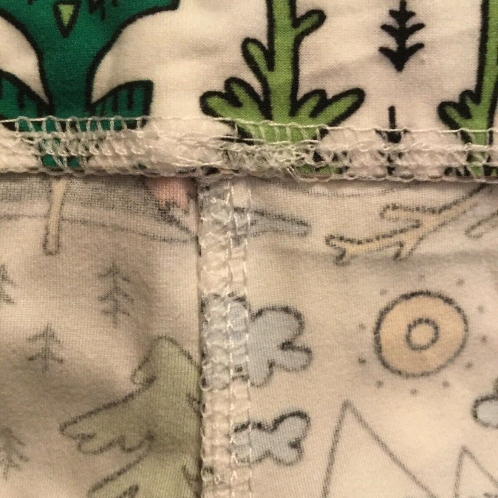 Camping Scene YOGA Leggings Animals Trees High Waisted Leggings PLUS SIZE - NWT - Picture 4 of 4